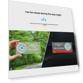 Smart QR Code Parking Sign — Parking Gadgets, Simple Market