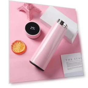 Smart Thermos with Temperature Display — Travel Drinkware, YuTao Soliloquy