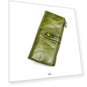 Women's RFID-blocking Leather Wallet — Wallets, AI Supermarket