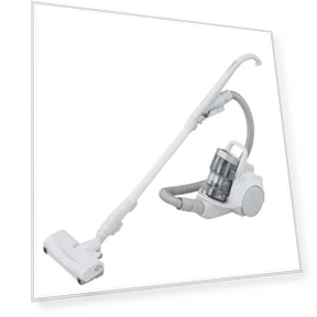 Cyclone White Brush Antibacterial Clean Sensor Vacuum — Built-In Vacuum Systems, Panasonic