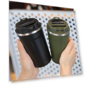 Double-layer Vacuum Smart Coffee Cup — Beverage Warmers, Good Household Items