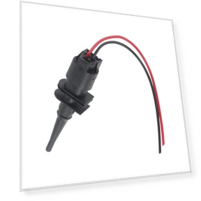 External Outdoor Temperature Sensor with Wire and Connector — Charge Temperature, feiyanautoparts