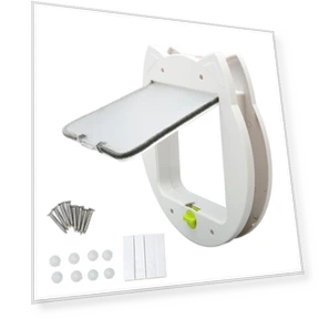 Pet Door with 4-Way Locking — Doorbells, Health & Beauty PRODUCT