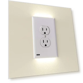 Small Night Light with Touch Panel and Socket — Night Lights, happyyu