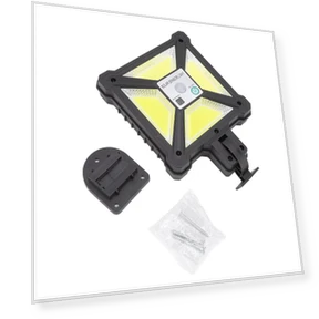 Solar Street Light with Motion Sensor — Outdoor Security & Flood Lighting, CosyHome