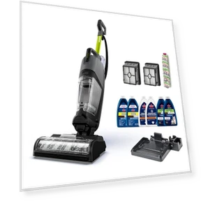 CrossWave HydroSteam Deluxe Wet Dry Vac — Steam Cleaners, Bissell