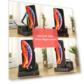 Desktop Walking Pendulum Shaker — Executive Desk, Rainbow Rain
