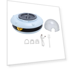 Interactive Electric Cat Feeder Toy with Bell — Cat Playthings, Health & Beauty PRODUCT