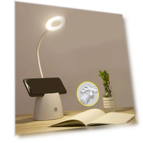 LED Folding Table Lamp with Pen Holder — Desk & Table Lighting, CosyHome