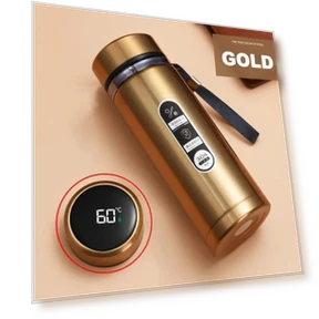 LED Thermos with Temperature Display — Thermoses, Garden Supplies My