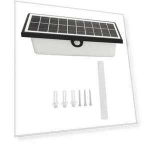 Outdoor Solar Wall Lamp — Garden Illumination, Fishine