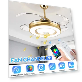 Smart Ceiling Fan with Light and Speaker — Ceiling Fan Wall Controls, Pro DIY Tool