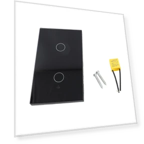 Wi-Fi Smart Touch Panel 2 Gang — Smart Home Modules, CosyHome
