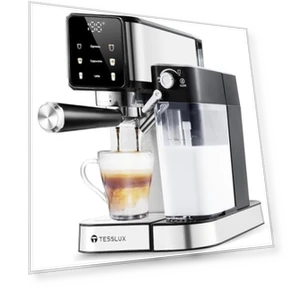 Espresso and Cappuccino Machine — Coffee & Espresso Combos, Tesslux