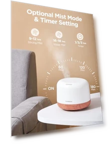 Essential Oil Diffuser with Remote Control — Diffusers, InnoGear