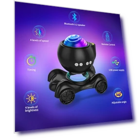 Galaxy Projector with Bluetooth Speaker — Sleep Soothers, ENOKIK
