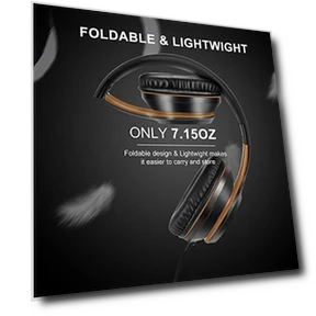 Over-Ear Wired Headphones with Microphone — Over-Ear Headphones, LORELEI