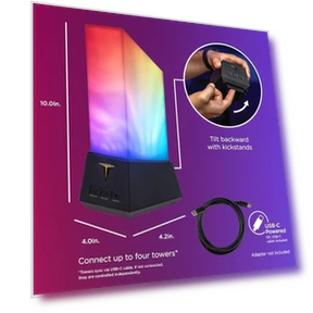 Smart Gaming Tabletop Galaxy Projector Night Light — Night Lights, Enbrighten