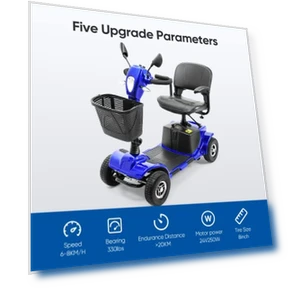 Upgrade Electric Power Mobile Wheelchair — Mobility Scooters, FERBAM