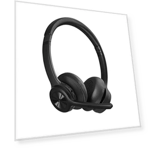 Wireless Headphones with Noise Cancelling Microphone — In-Ear Headphones, EKVANBEL