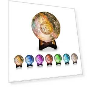 Moon Lamp with Bluetooth Speaker — Portable Audio, We Satisfied