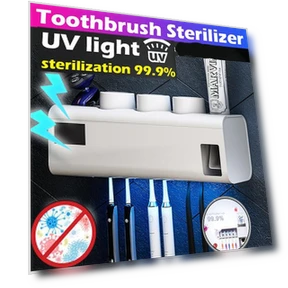 UV Toothbrush Holder with Smart Sterilizer — Toothbrush Holders, Easy Beauty Home