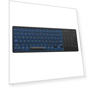 Bluetooth Wireless Keyboard with Touchpad and Backlight — Keyboard Cases, SeenDa