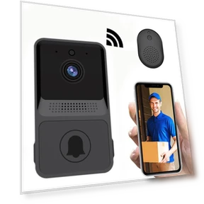 Smart Home Wi-Fi Camera Doorbell — Smart Home Security, Five Colorful
