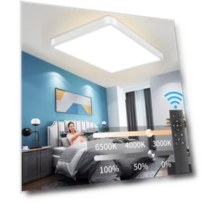 Square Modern Smart Ceiling Light — Overhead Lighting, Cosy Homes