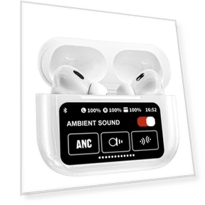 Touch Screen ANC Wireless Earbuds — In-Ear Headphones, Junmaocun