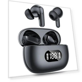Bluetooth Earbuds with Charging Case — In-Ear Headphones, Junmaocun