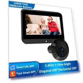 Mini 1080P Digital Doorbell Peephole Camera — Smart Home Security, Qichuanxin