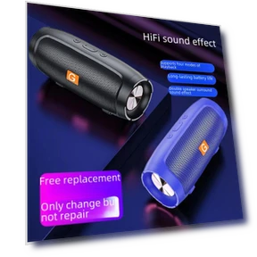 Portable Bluetooth Speaker with Atmospheric Lighting — Portable Audio, AI Market