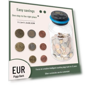 Smart Electronic Coin Counting Piggy Bank — Savings & Piggy Banks, WoW Area