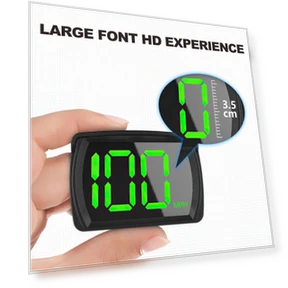 Smart Speedometer Plug and Play MPH Reminder Meter Digital Head Up Display — Speedometers, Auto Accessories Home