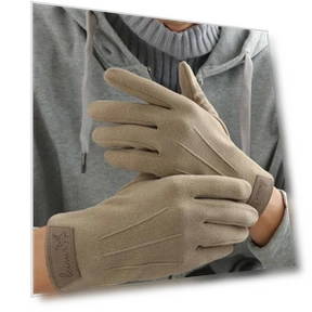 Winter Warm Suede Men's Gloves — Cold Weather Gloves, OnSaleZone