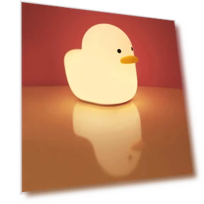 Cute Silicone Night Light with Touch Sensor — Lamps & Shades, Elegant Living House
