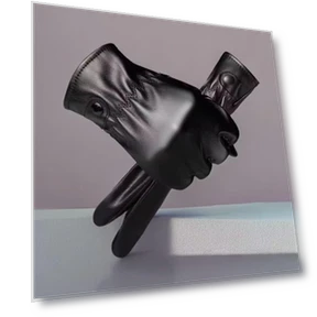 Men's Leather Touchscreen Gloves — Cold Weather Gloves, tanglihan