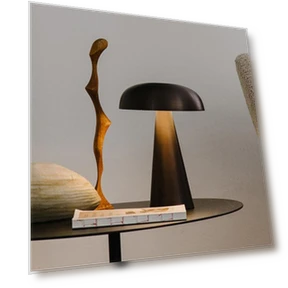 Modern LED Mushroom Table Lamp — Desk & Table Lighting, Seahorse Home