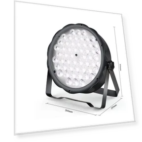 RGBW Par Disco Light — Black Light, HIMO Group