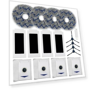 Robot Vacuum Cleaner Side Brush Hepa Filter Mop Fabric Accessories — Parts & Accessories, Elegant Living House