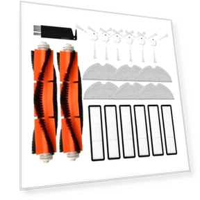 Roller Side Brush, HEPA Filter, Mop Cloth Accessories — Parts & Accessories, Elegant Living House