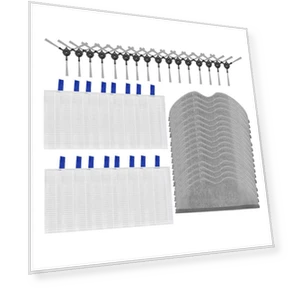 Side Brush and Heap Filter Mop Cloth — Parts & Accessories, Elegant Living House