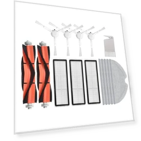 Side Brush + Hepa Filter + Floor Cleaning Cloth — Parts & Accessories, Xiaomi