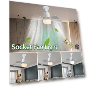 Wireless Remote Control LED Ceiling Fan with Light — Ceiling Fan Lighting Solutions, HY Life House