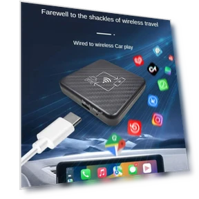 2in1 Wireless CarPlay Dongle Wireless Android Auto Box — Car Accessories & Gadgets, Home Furnishing Department Mall