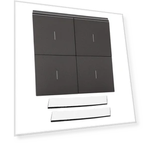 4-button wireless switch — Ceiling Fan Wall Controls, Canaryy