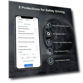 Bluetooth Motorcycle Tire Pressure Monitoring System — TPMS Sensor Replacements, Auto Home Solutions
