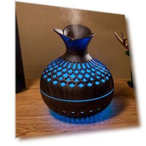Colorful USB Flower Night Light Humidifier — Air Moisturizers, Home Furnishing Department Mall