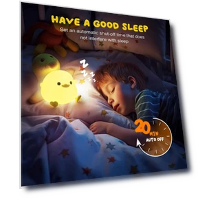 LED Night Light with Cute Bean and Duck — Night Lights, Purely Home Goods